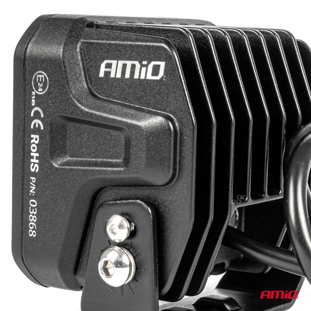Led Pro Work Light Road Lamp Headlight Ece R149 Approval 12V 24V Amio-03868