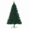6FT Artificial Christmas Tree Plain Spruce Faux Seasonal Decoration 1000 PVC Tips Metal Base Stand Easy Assembly