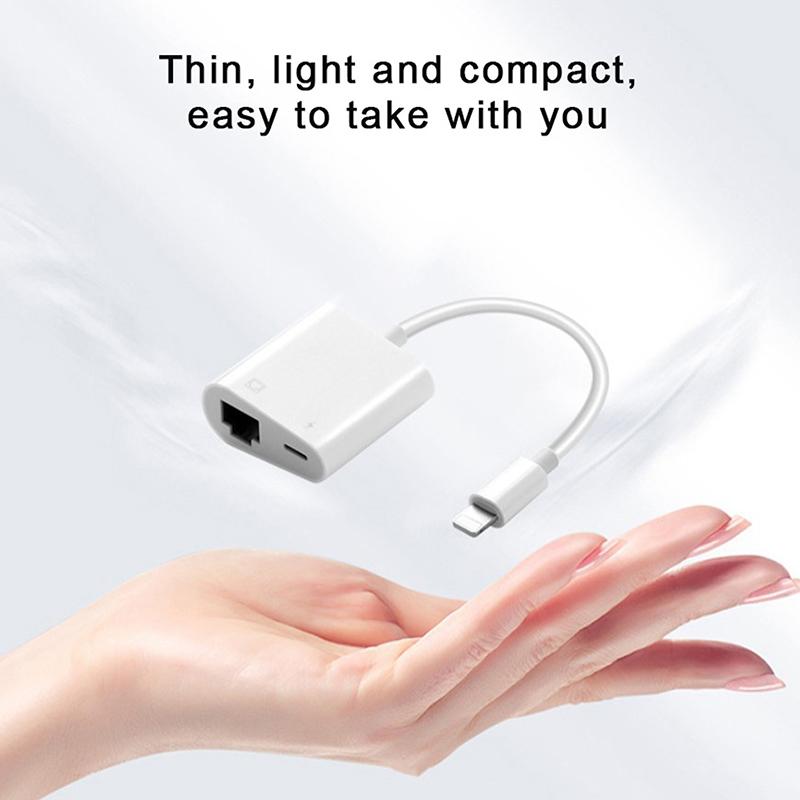 Network Card Type-C To Rj45 Port Pd Charging Mobile Phone Ethernet Converter Adapter Stable Connection For Xiaomi Huawei Iphone