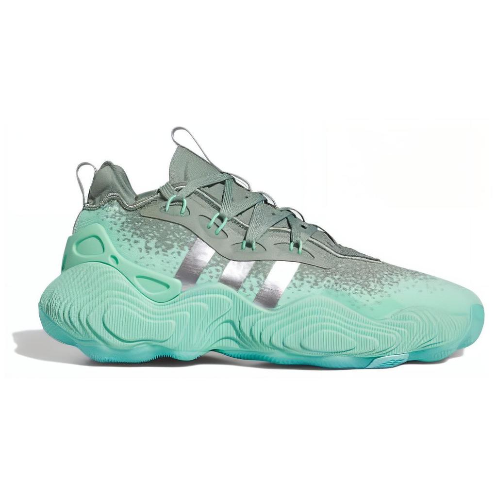 adidas Кроссовки унисекс Trae Young 3 Jade Green Pulse-Mint Silver-Metallic IF5591