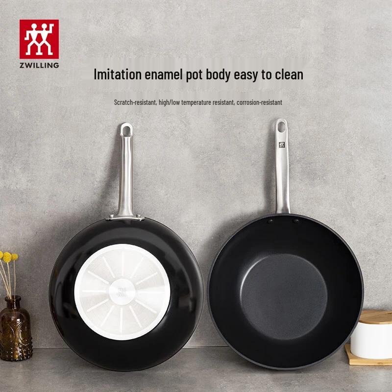 ZWILLING 30cm Non-stick Wok & Silicone Spatula Set