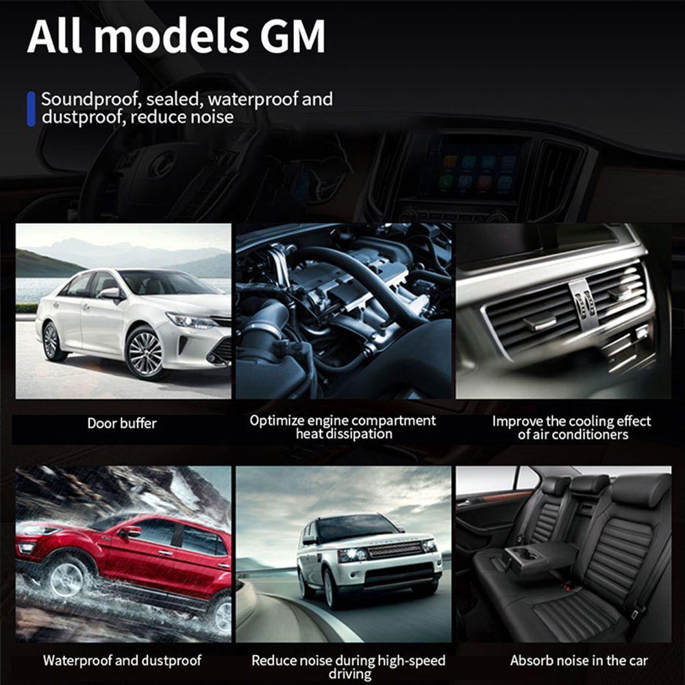 Double Layer Protector Windshield Weatherstrip Car Door Seal Strip Trunk Sealer Noise Insulation