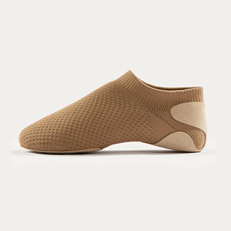 Чирлидинг Танцевальные Джазовые Тренировочные Туфли Мягкая Подошва Flyknit Профессиональные Соревновательные Туфли Тренировка Тела Балетки