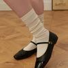 TATIANA Annie Wrinkle Mid-Calf Socks SC8083 3 Colors