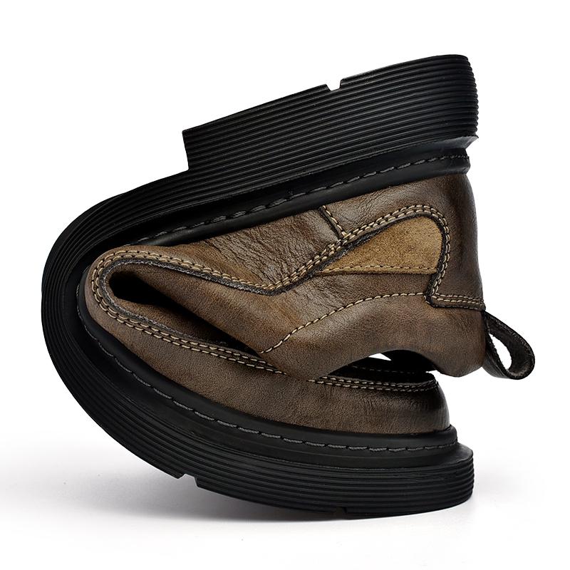 Мужская модная повседневная кожаная обувь Модельные туфли