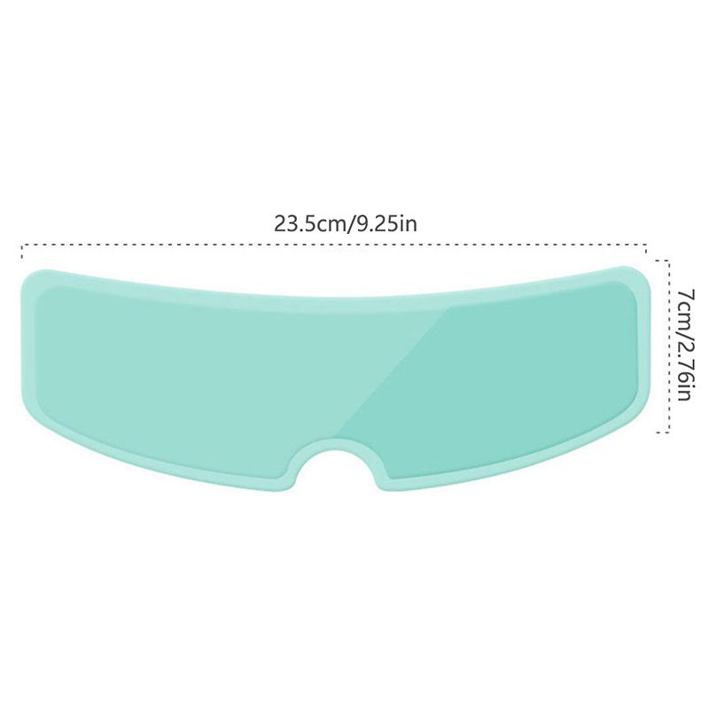 Мотоциклетный шлем Прозрачная противотуманная пленка, защищающая от дождя, линзы шлема, прочное нанопокрытие, наклейка, аксессуары для мотоциклетного шлема для вождения