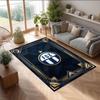 FC Zürich Soccer Football Pattern Soft Area Rug Non Slip Indoor Floor Carpet Sports Decor Mat for Bedroom