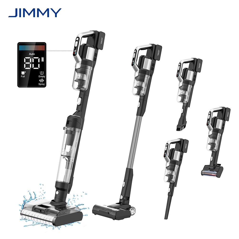 Refurbished JIMMY PW11 Pro Max 5-In-1 Cordless Vacuum & Washer, 460W Strong Power, Double Cleaning with Dual Brushrolls, Hot Air Fast Drying