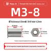 Нержавеющая сталь 304 SOS-M2/M2.5/M3/3.5M3 Заклепочная гайка-шпилька с плоской головкой и шестигранником