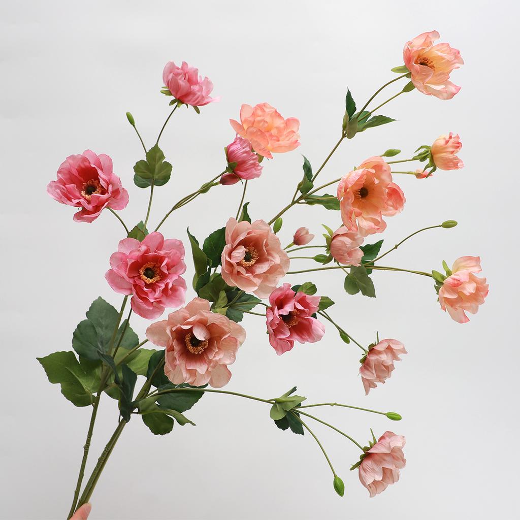 Simulation bouquet anemone, living room home decoration wedding layout simulation fake flower