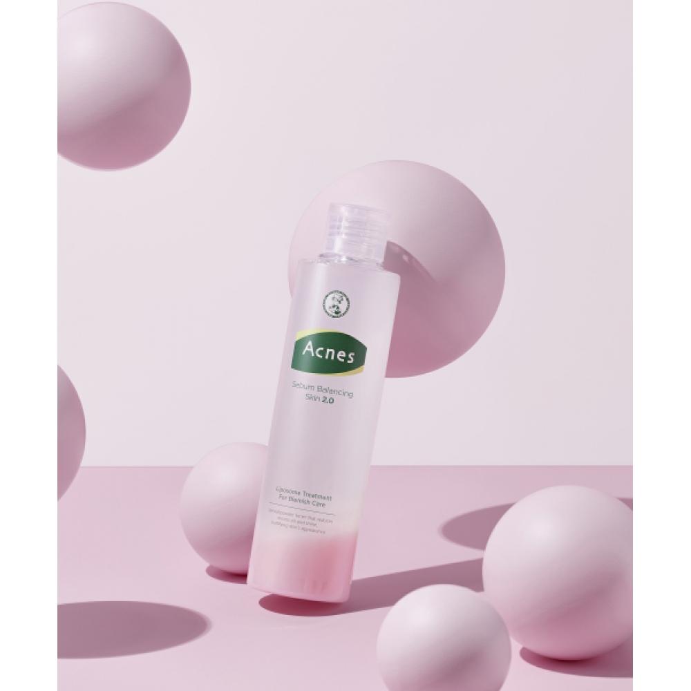 Acnes 2 X [Тоник с матирующими салфетками] Балансирующий для жирной кожи 2.0 200 мл
