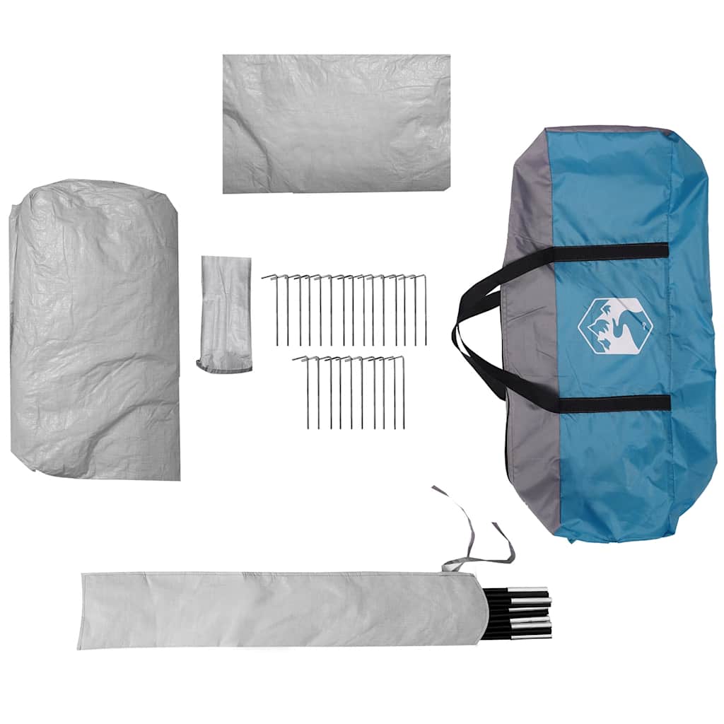 Car Tent for 4 Persons Blue Waterproof