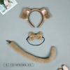 Spotted Dog Ears Headband Plush Simulation Animal Ears Comic Show Performance Props Cartoon Headgear Hair Accessories