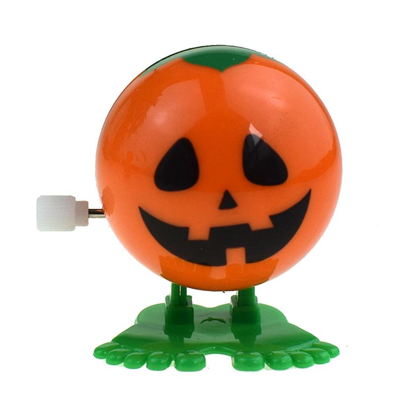 Ретро заводной металлический ходячий прыгающий тыквенный прыжок на Хэллоуин призрачный летучая мышь робот механические игрушки декор для вечеринки подарок