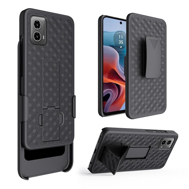 Применимо к чехлу для мобильного телефона Motorola motoGPower1G1111 плетеный выдвижной чехол с задним зажимом-подставкой защитная крышка