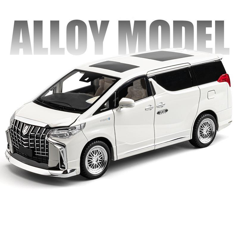 1/18 Vellfire Alphard MPV Сплав Люксовый Модель Автомобиля Литье под Давлением Металлические Транспортные Средства Модель Автомобиля Звук Свет Симуляция Коллекция Детская Игрушка Подарок