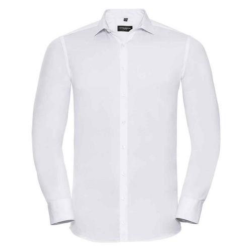 Russell Collection Mens Ultimate Stretch Long-Sleeved Formal Shirt
