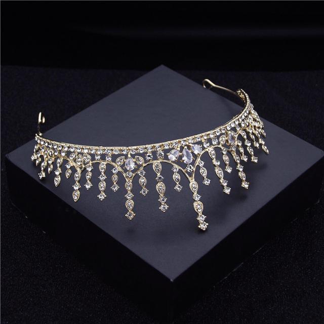 Великолепная звездная корона, повязки на голову, королевский головной убор для невесты, роскошные диадемы принцессы на день рождения, свадебные украшения для волос, украшения