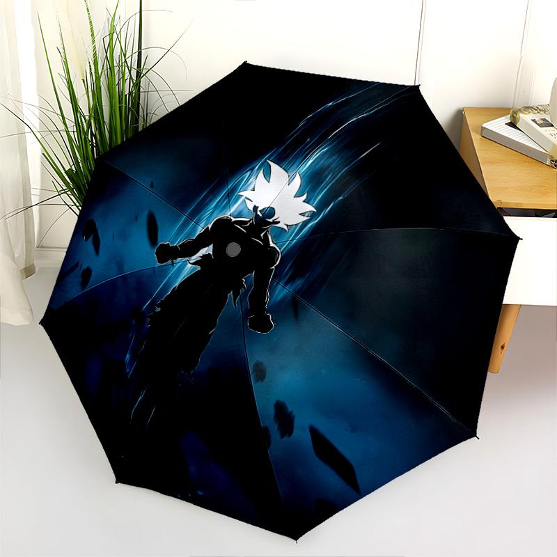 Узор Dragon Ball, автоматический складной зонт, портативная и складная конструкция, 8 спиц, рождественский или день рождения подарок.