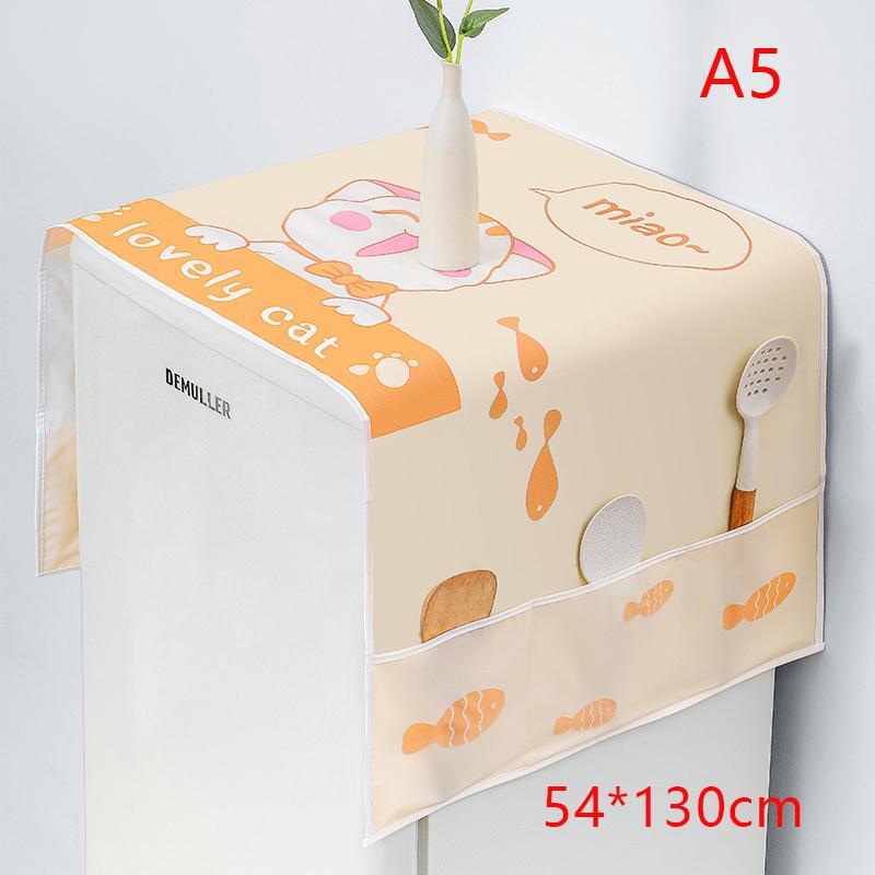 Чехол для стиральной машины холодильника, тканевый чехол от пыли, маслостойкий чехол для хранения вещей в доме, чехол для холодильника, полотенце