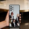 Чехол для телефона Band T-The W-Warning для Samsung Galaxy A73,A72,A71,A70,A53,A52,A51, Мягкий силиконовый черный чехол