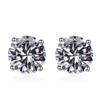 InLove Набор ювелирных изделий Iced Out Стерлинговое серебро 925 пробы Муассанит VVS Кольцо Браслет Ожерелье Набор ювелирных изделий Сертифицирован GRA