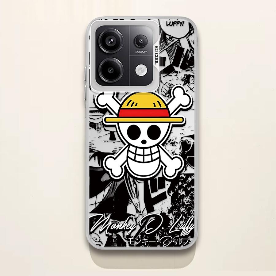 One Anime P-Piece Phone Case for Xiaomi Redmi Note 13 Pro 12 11Pro 10 10S 11S 12S 12 14 Pro Plus 10Pro Cover
