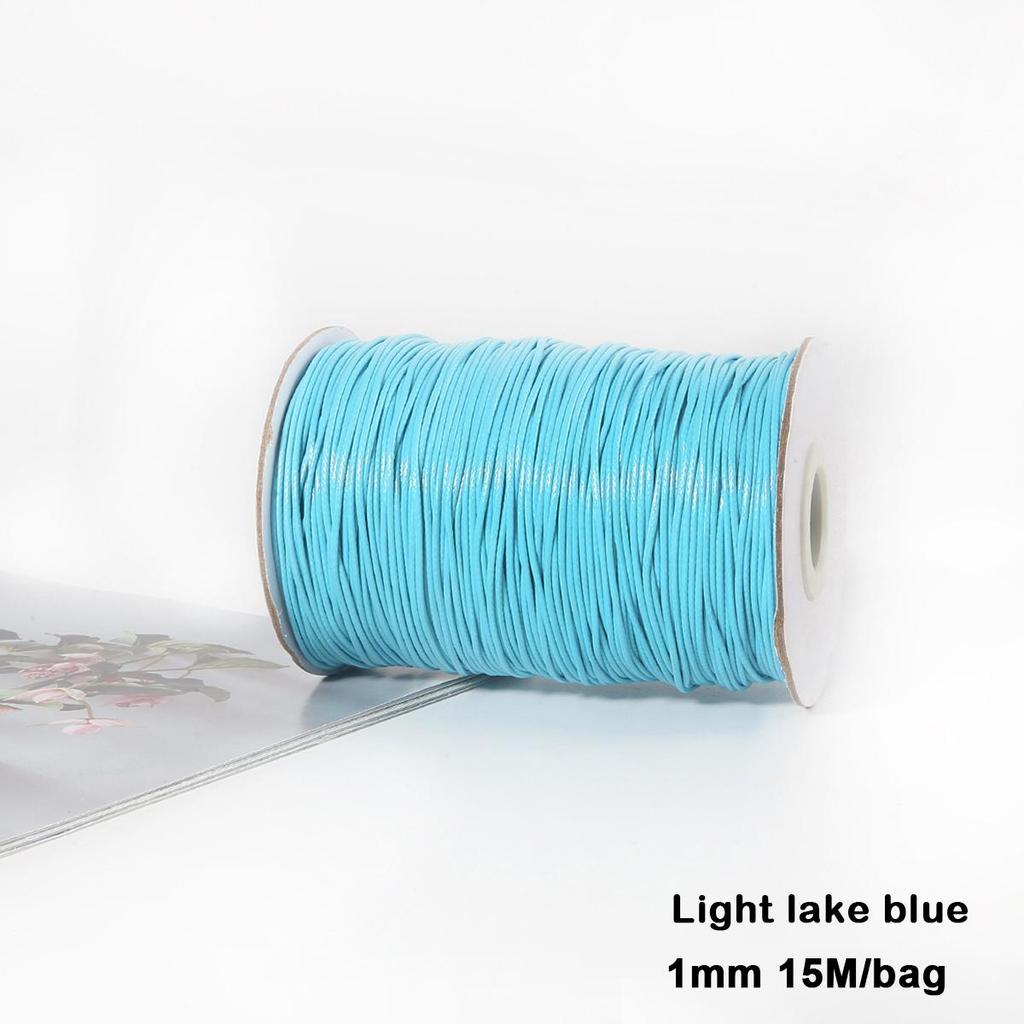 Разноцветные вощеные хлопковые шнуры для макраме, ювелирные бусины, изготовление ювелирных изделий своими руками