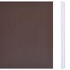 Écran d'intimité de jardin - Maison Exclusive - Revêtement PVC - 70 x 0,19 m - Marron résistant UV
