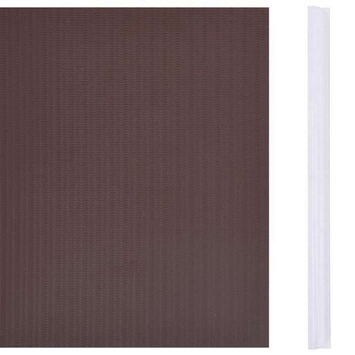 Écran d'intimité de jardin - Maison Exclusive - Revêtement PVC - 70 x 0,19 m - Marron résistant UV