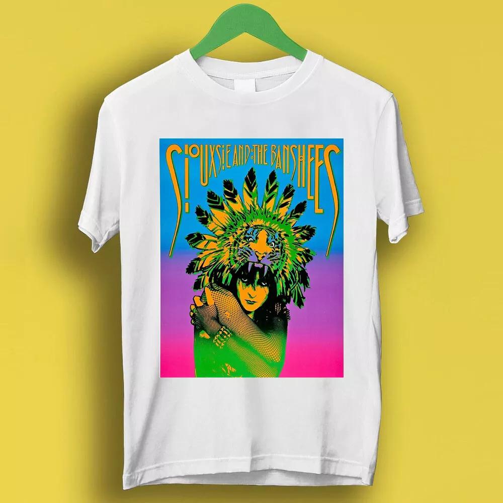 Siouxsie And The Banshees 80-е Пост-панк Музыка Крутой Подарок Футболка T-Shirt P34