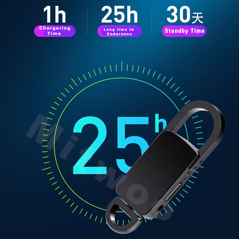 Ручка-брелок-диктофон, цифровой диктофон, 32 ГБ, голосовая активация, запись, USB-флеш-накопитель, аудио-звук, портативный Mp3-плеер