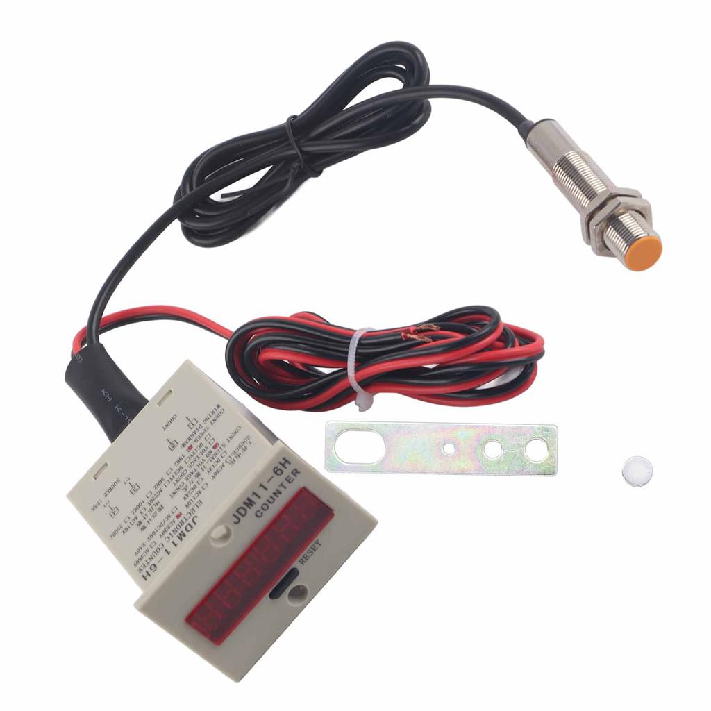 BERM Цифровой счетчик с дисплеем, датчик уровня, контакт, промышленная счетная панель JDM116HAC220V