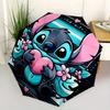 Складной зонт Stitch, тематика Сердце, лучший выбор для подарка, 8 спиц, повседневный, прочный, легкий и портативный дорожный зонт, su