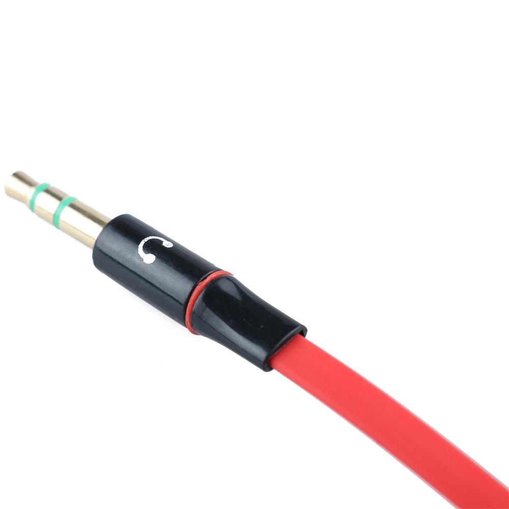 Professional Universal Earphone Microphone Splitter Audio Cable Headphone Earphone Adapter Cord
