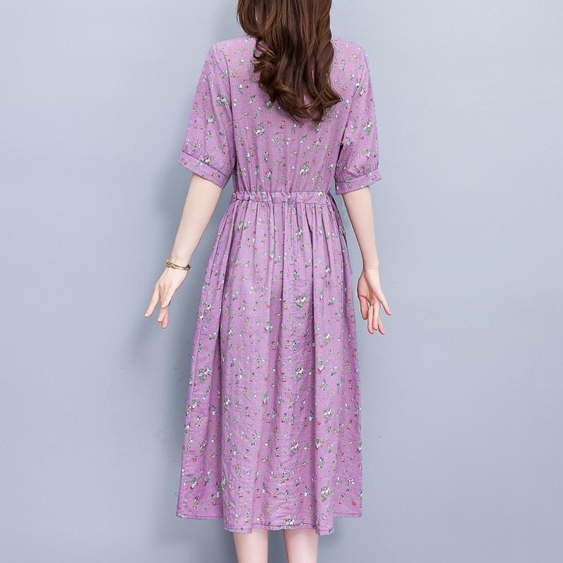Модные летние платья для женщин больших размеров, повседневное элегантное длинное платье с коротким рукавом, летняя винтажная одежда