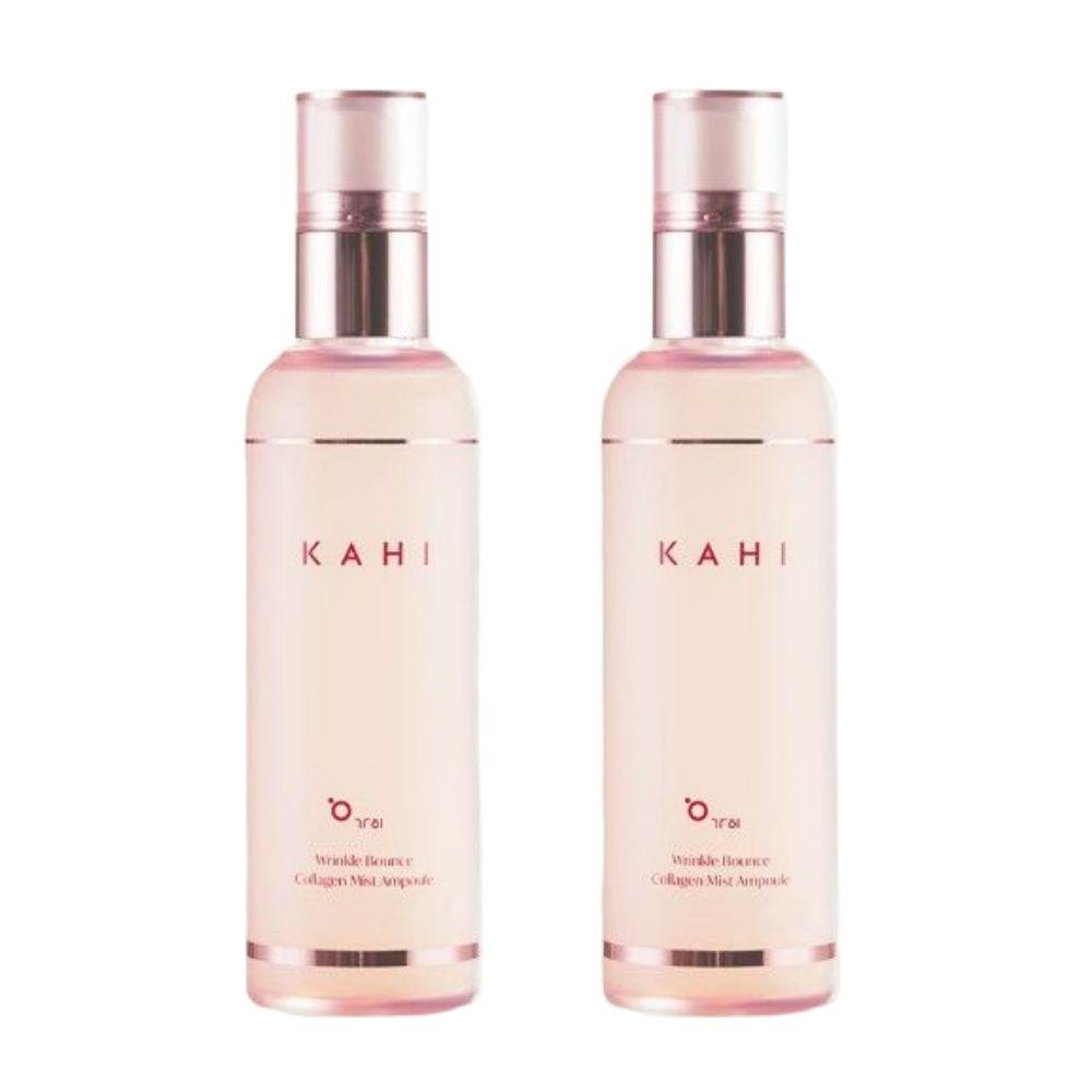 KAHI Wrinkle Bounce Collagen Mist Ampoule Hydrating Facial Spray 120ml 2 Pack