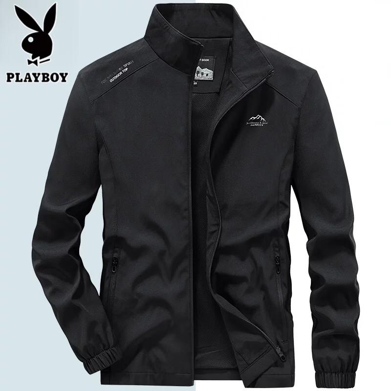 PLAYBOY Мужская повседневная куртка со стоячим воротником