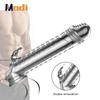 Reusable Penis Sleeve Penis Enlargement Condoms Extender Male Cock Sex Toy Spikes Realistic Dildo Sleeve Adult Sex Products For Men