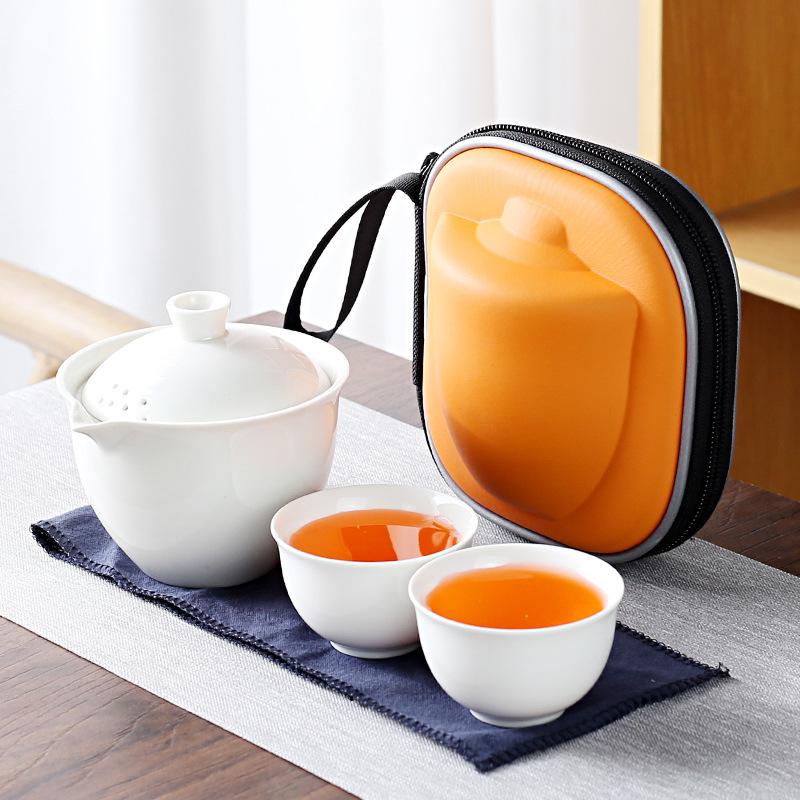 Convenient Travel Express Cup Kung Fu Tea Set Business Household Real Estate Points