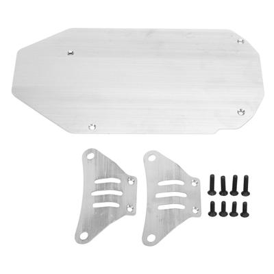 RC Car Chassis Armored, модернизированная нержавеющая сталь, металлическая RC Car Chassis Armor, защитная пластина для шасси Tamiya