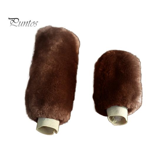 Gear Shift Sleeve 1 Set Handbrake Cover Soft Non-slip Grip Covers Knob for Auto Plush