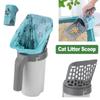 Cat Litter Scooper Portable Pet Cat Litter Sand Shovel with Storage Box