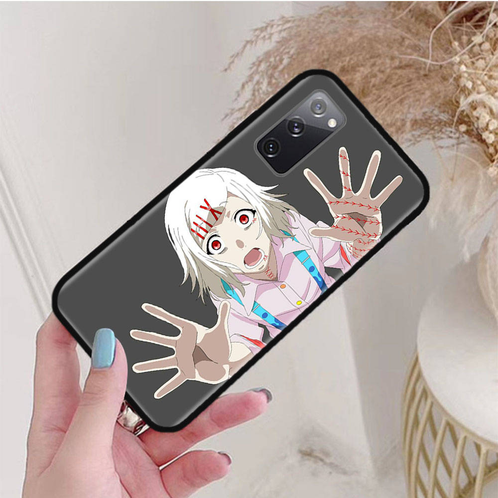 Черный чехол для Xiaomi Poco X6 X4 M5 M6 F5 F6 C65 C55 C50 C51 C40 Pro Redmi 14C A3X 13C 12C 11T 10A 9C Note 7 6 8A Plus W-57 Tokyo Ghoul Juuzou