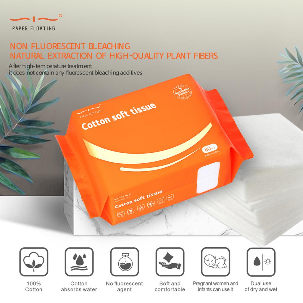 Smart Tissue Humidifier Tissue Heater Baby Wipe Warmer Built-in Battery UV Light with 2 Pack Soft