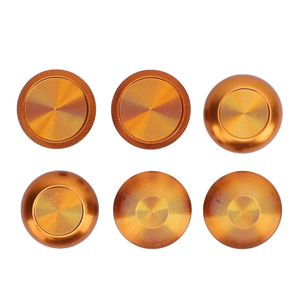 6 шт. металлические аналоговые ручки стики для большого пальца для контроллера Edge алюминиевый сплав металлический игровой джойстик