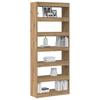 Bookshelf Artisan Oak 80 x 30 x 198 cm Engineered Wood