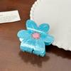 Stylish Acrylic Flower Hair Clips Available In Multiple Colors For Elegant Women's Hairstyles
