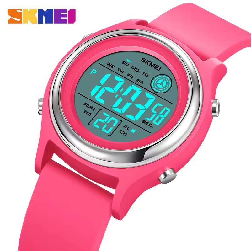 SKMEI 2094 Модные Повседневные Женские Часы на Запястье из Смолы Relojes Para Mujer Цифровые LED Женские Спортивные Водонепроницаемые 5ATM Часы для Женщин