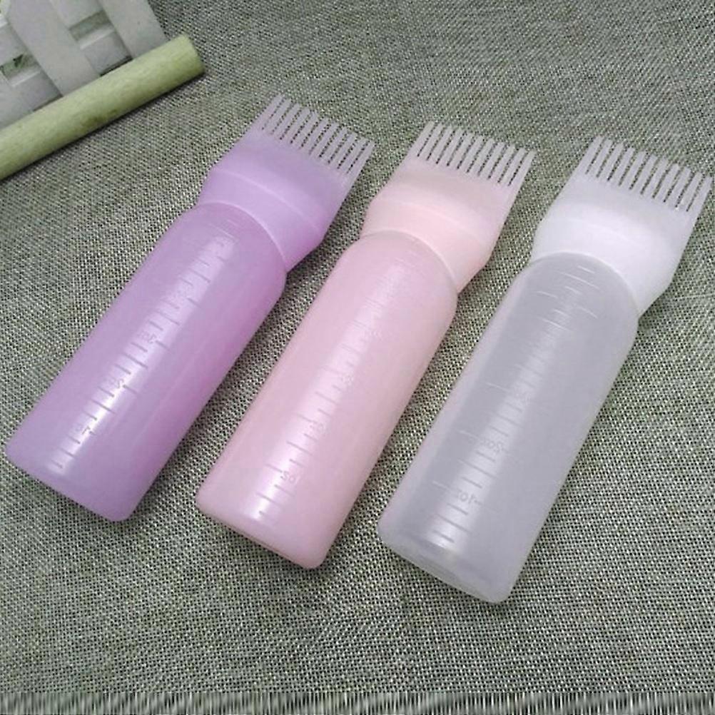 Hair Dye Bottle Applicator Comb for Even Hair Coloring Distribution 6Pcs